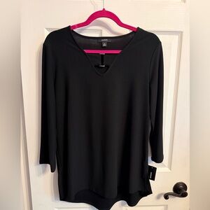 Alfani Modern Spice lightweight black top. Size Medium.